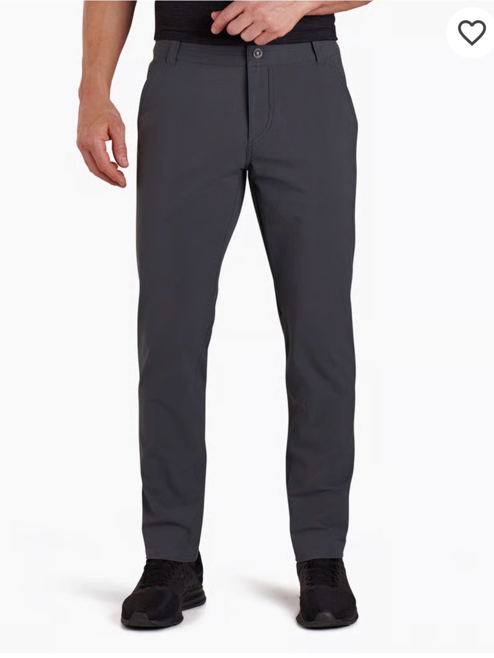 Kuhl Resistor Chino Men’s 31x34 Charcoal Gray Tapered Stretch Hiking Travel
